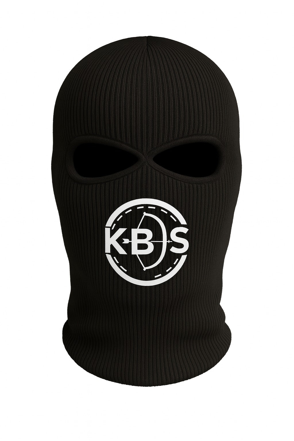 KBS Strick-Sturmhaube | Streetwear Balaclava mit Logo-Print