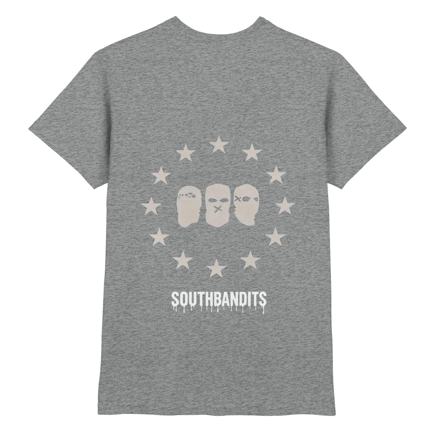 SOUTHBANDITS Premium T-Shirt – Schwarzes Streetwear Shirt mit Masken-Logo