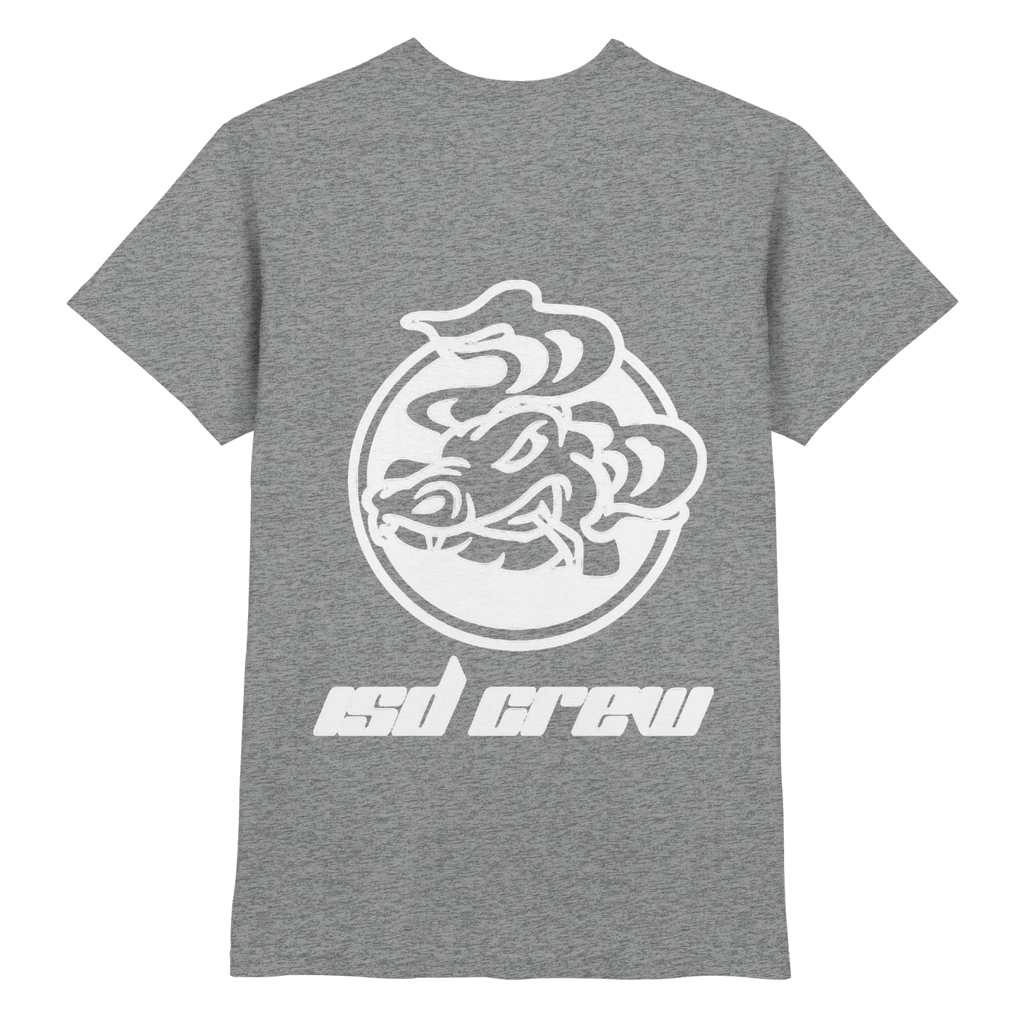 ISD Crew Premium T-Shirt – mit Backprint