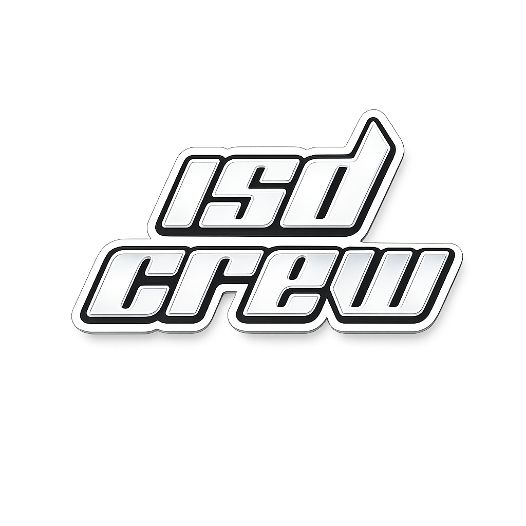 ISD Crew Sticker – Graffiti Design, wetterfest & stylisch