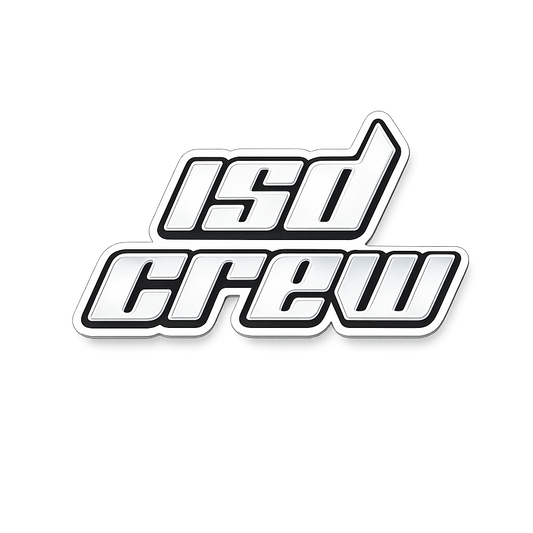 ISD Crew Sticker – Graffiti Design, wetterfest & stylisch