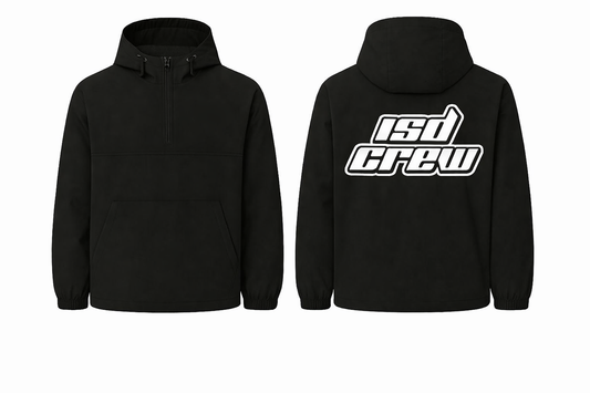 ISD Crew Windbreaker – Schwarze Übergangsjacke mit RPM Logo