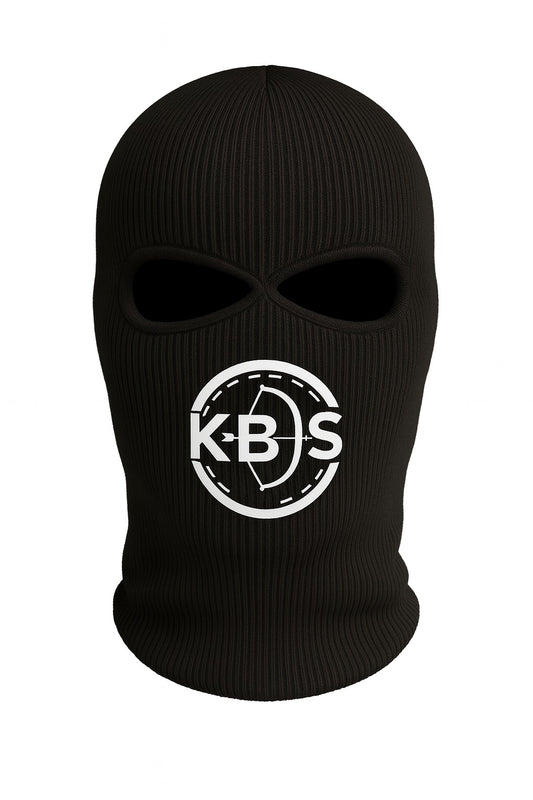 KBS Strick-Sturmhaube | Streetwear Balaclava mit Logo-Print