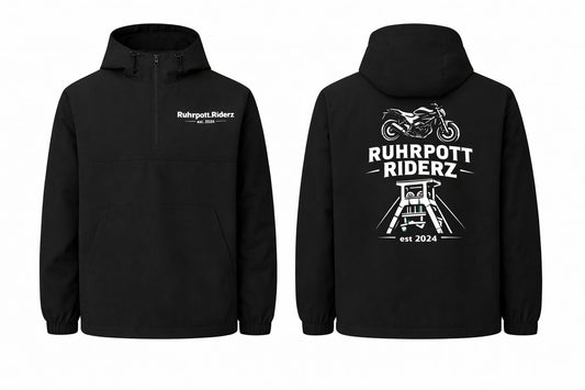 Ruhrpott Riderz Windbreaker – Schwarze Übergangsjacke