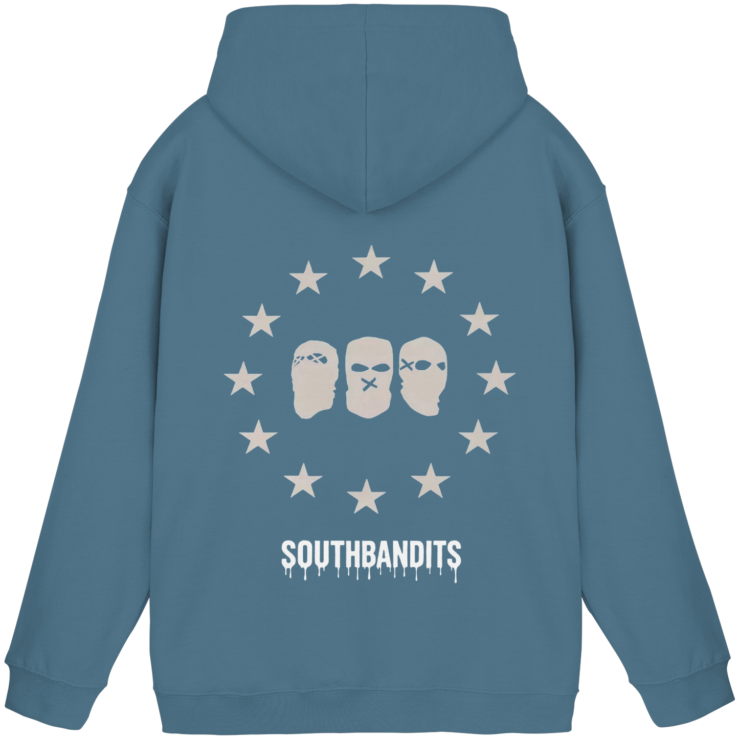 SOUTHBANDITS Premium Hoodie – Schwarzer Kapuzenpullover mit Masken-Logo