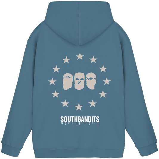SOUTHBANDITS Premium Hoodie – Schwarzer Kapuzenpullover mit Masken-Logo