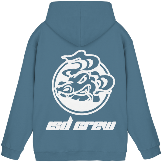 ISD Crew Hoodie – Kapuzenpullover mit Rückenlogo