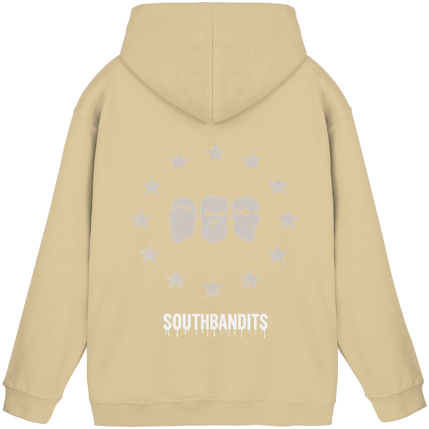 SOUTHBANDITS Premium Hoodie – Schwarzer Kapuzenpullover mit Masken-Logo