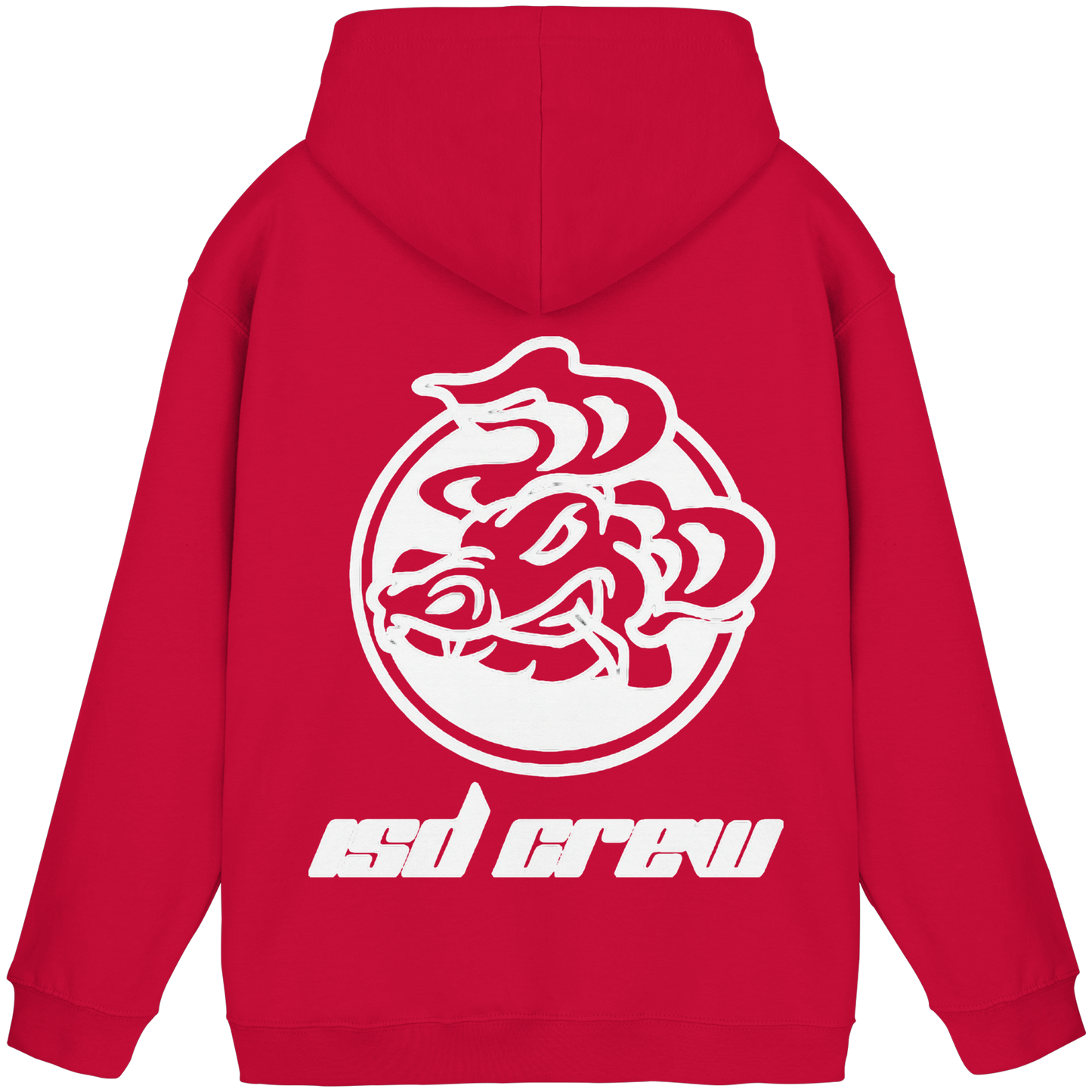 ISD Crew Hoodie – Kapuzenpullover mit Rückenlogo