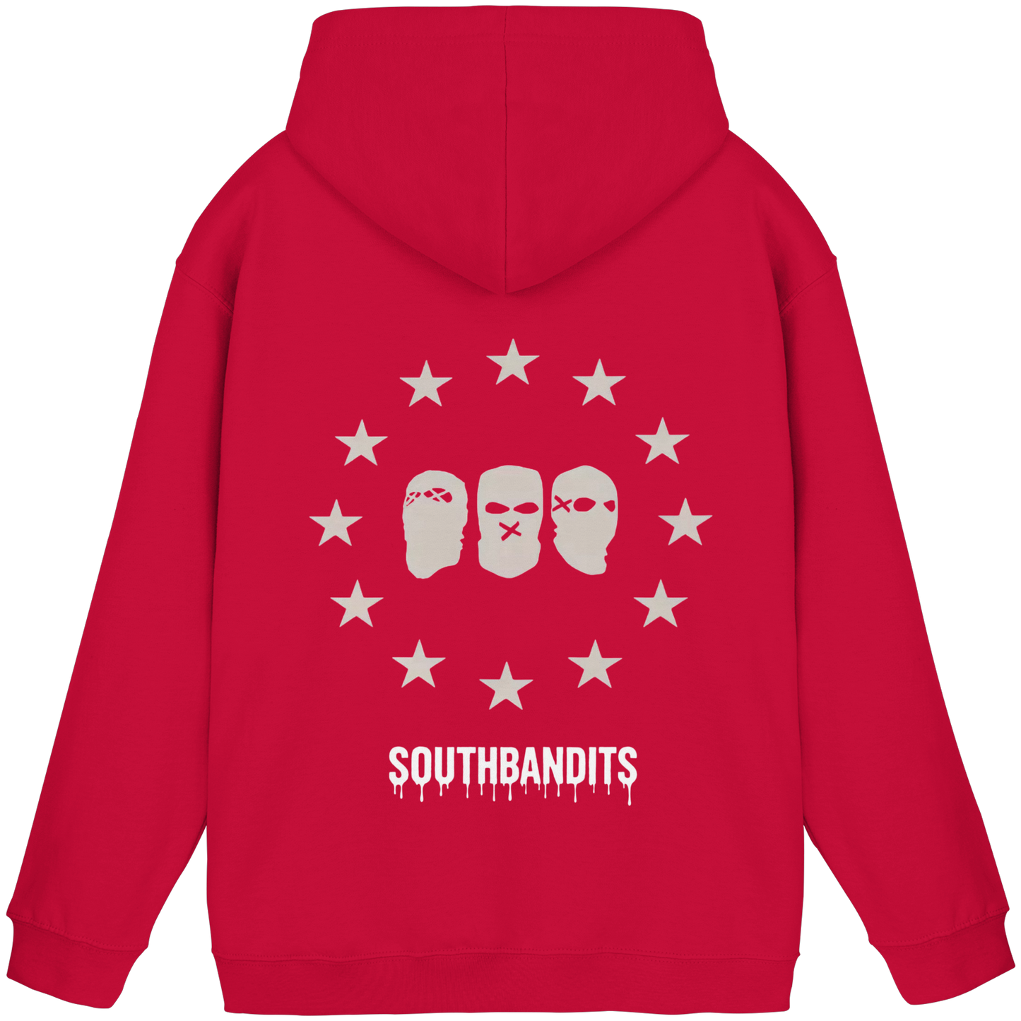 SOUTHBANDITS Premium Hoodie – Schwarzer Kapuzenpullover mit Masken-Logo