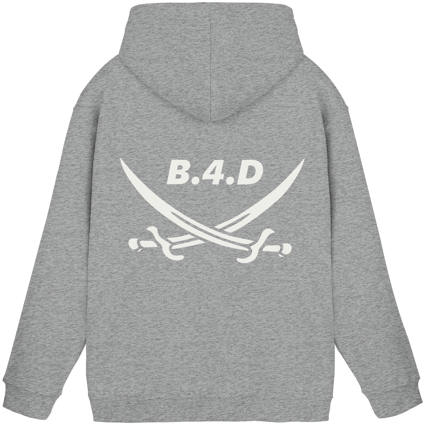 B.4.D Hoodie – Kapuzenpullover mit Rückenlogo