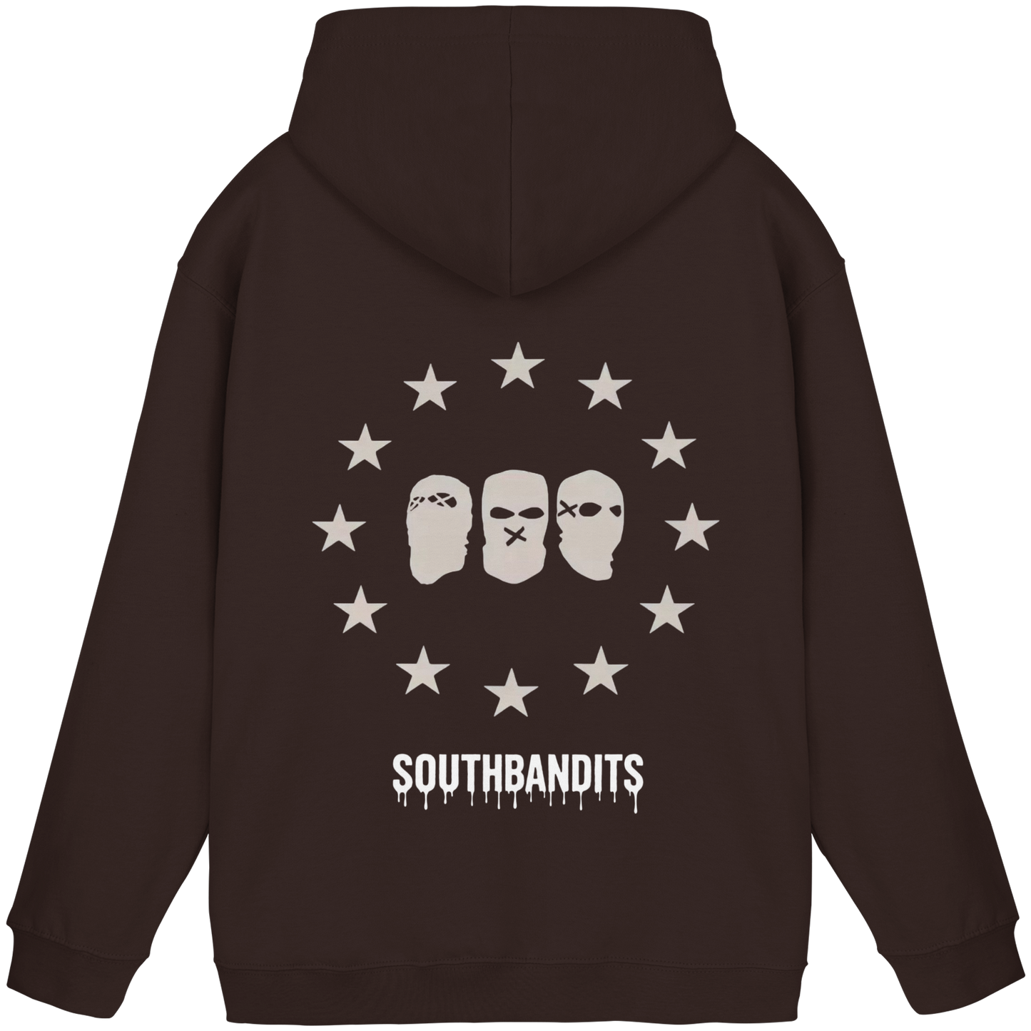 SOUTHBANDITS Premium Hoodie – Schwarzer Kapuzenpullover mit Masken-Logo