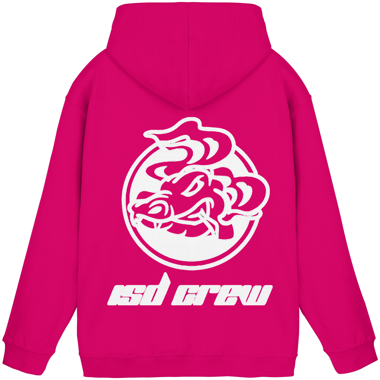 ISD Crew Hoodie – Kapuzenpullover mit Rückenlogo