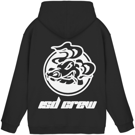 ISD Crew Hoodie – Kapuzenpullover mit Rückenlogo