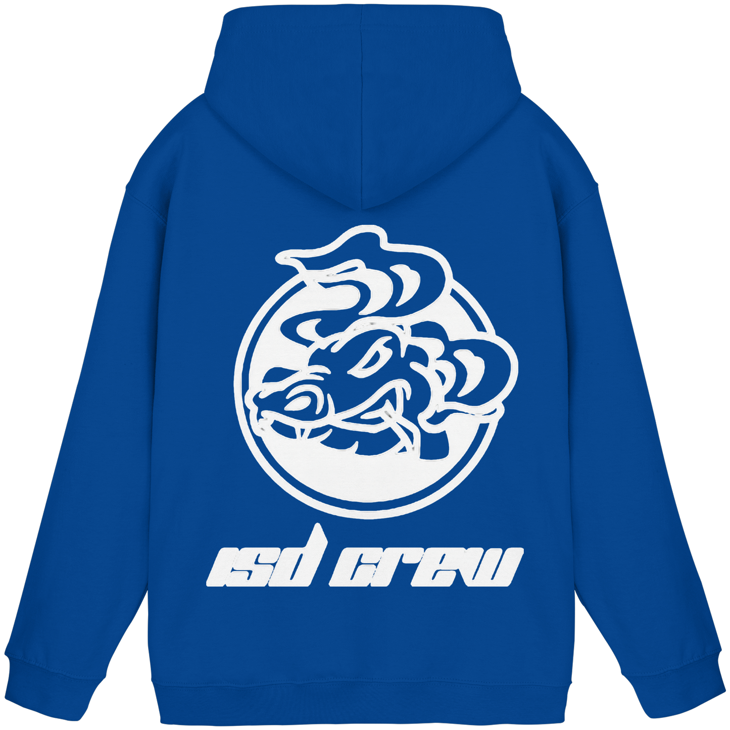 ISD Crew Hoodie – Kapuzenpullover mit Rückenlogo