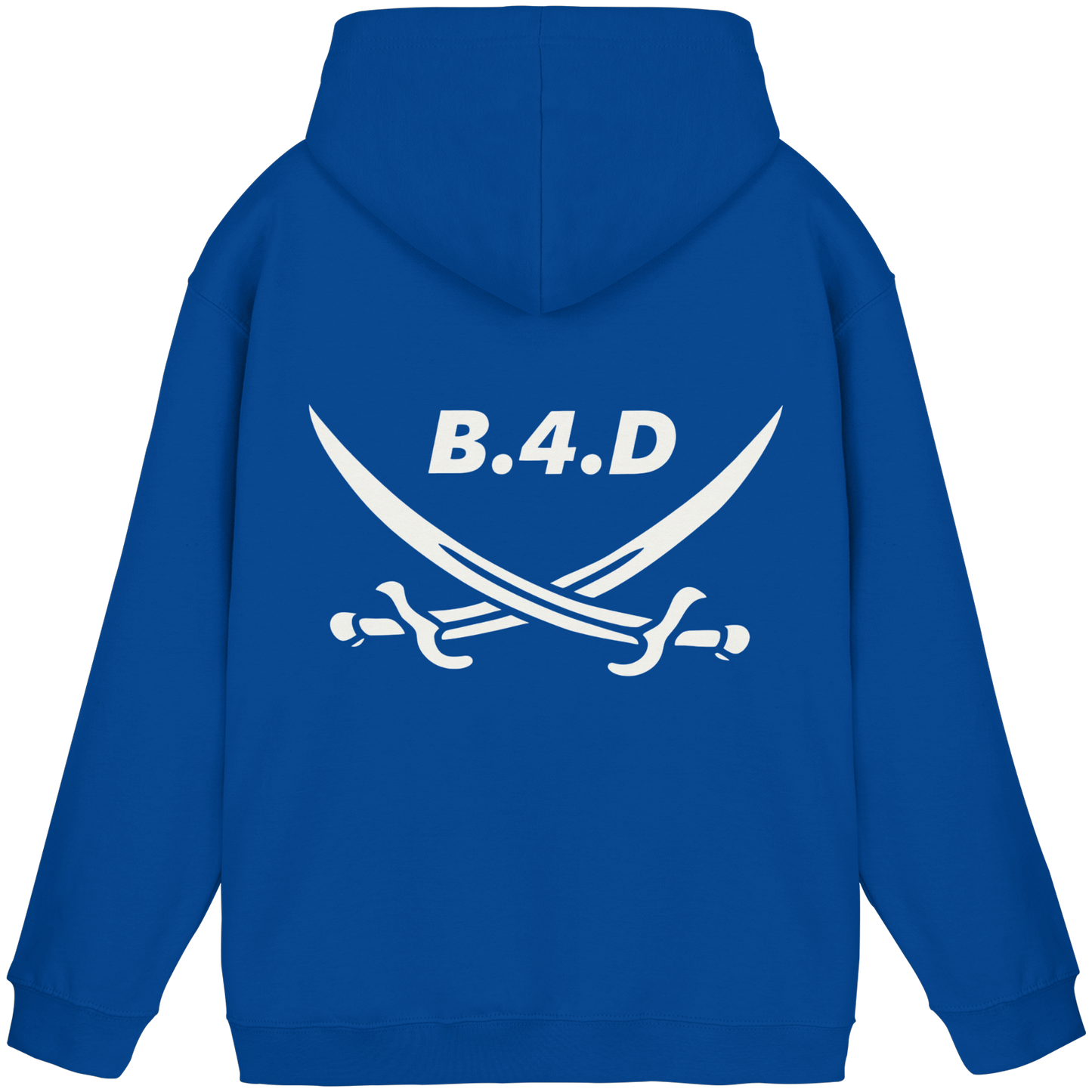 B.4.D Hoodie – Kapuzenpullover mit Rückenlogo