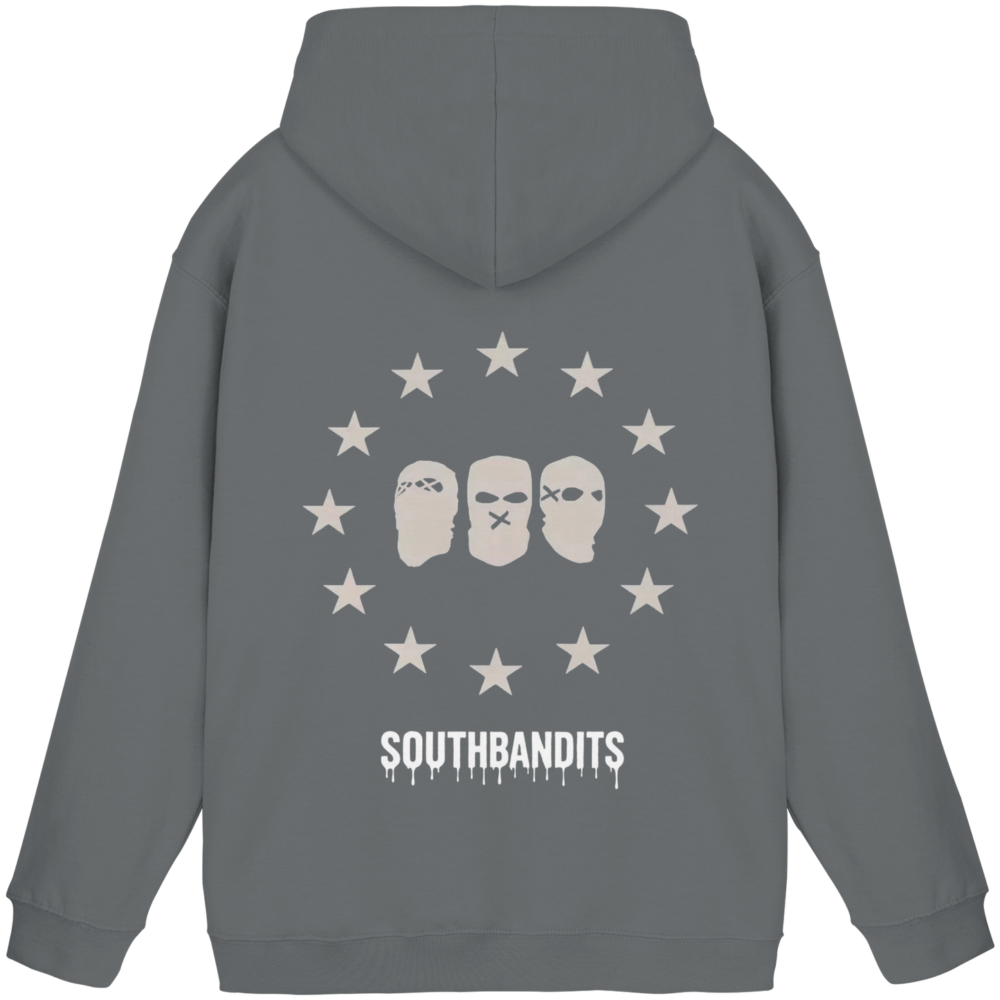 SOUTHBANDITS Premium Hoodie – Schwarzer Kapuzenpullover mit Masken-Logo