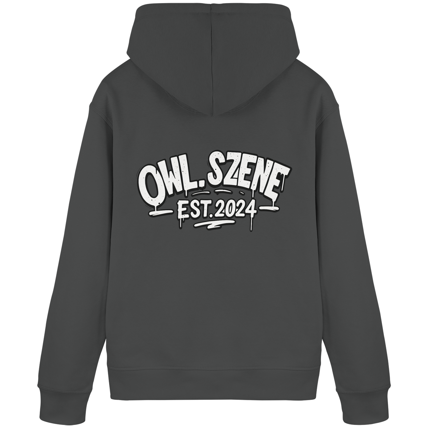 OWL SZENE PREMIUM Hoodie – Kapuzenpullover mit Rückenlogo