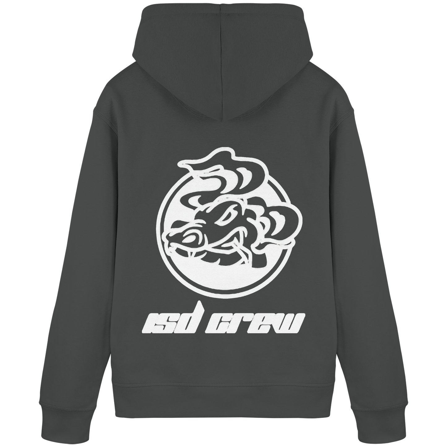 ISD Crew PREMIUM Hoodie – Kapuzenpullover mit Rückenlogo
