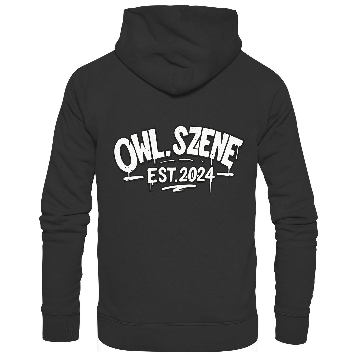 OWL SZENE PREMIUM Hoodie – Kapuzenpullover mit Rückenlogo
