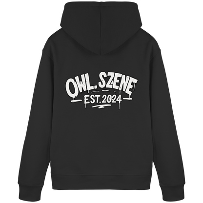 OWL SZENE PREMIUM Hoodie – Kapuzenpullover mit Rückenlogo