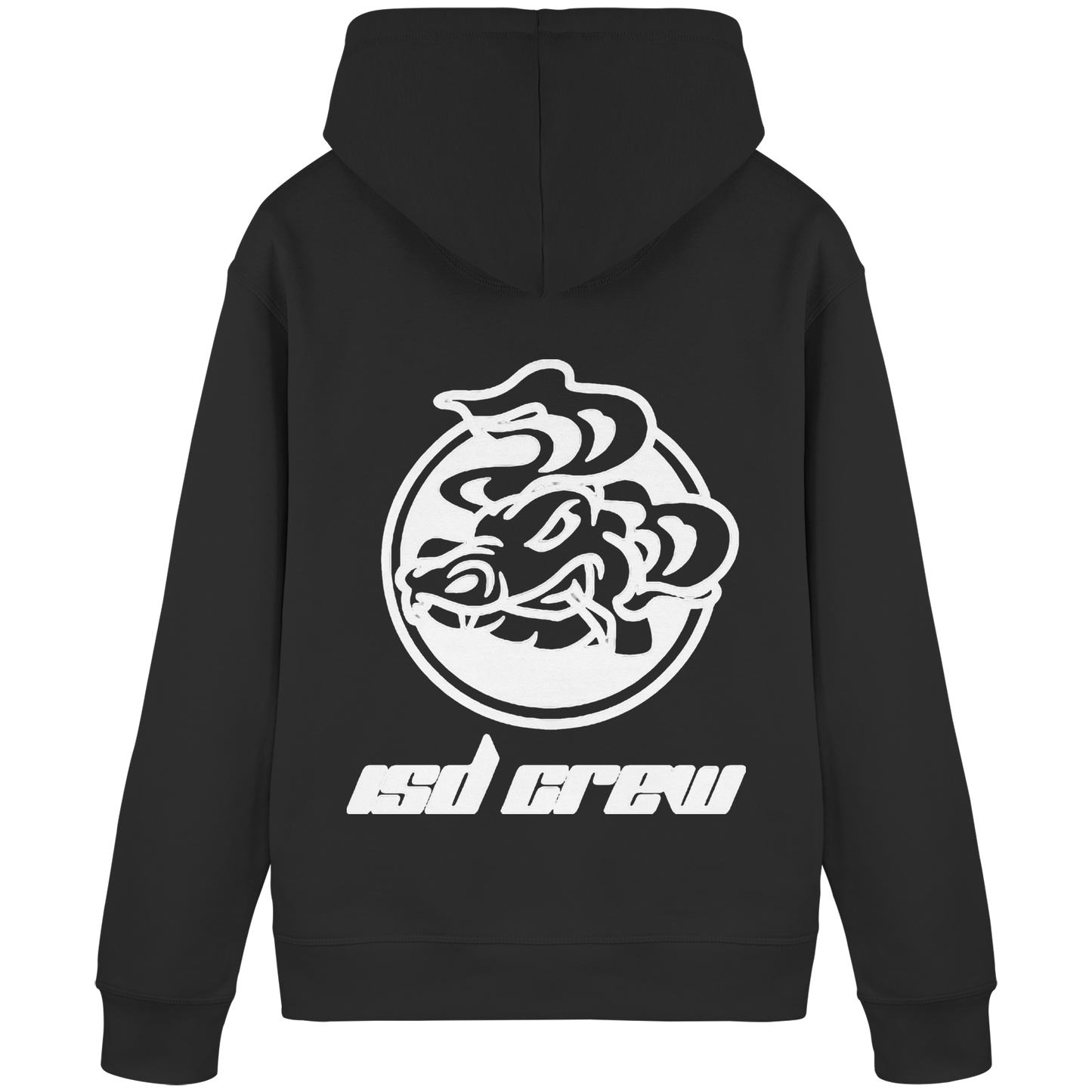 ISD Crew PREMIUM Hoodie – Kapuzenpullover mit Rückenlogo
