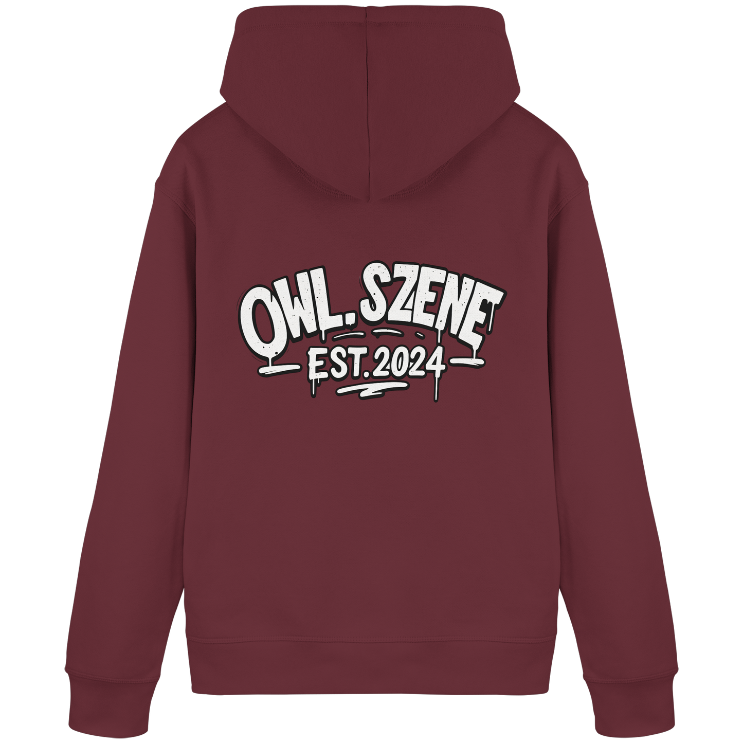 OWL SZENE PREMIUM Hoodie – Kapuzenpullover mit Rückenlogo