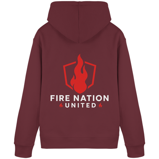FireNation PREMIUM Hoodie – Kapuzenpullover mit Rückenlogo