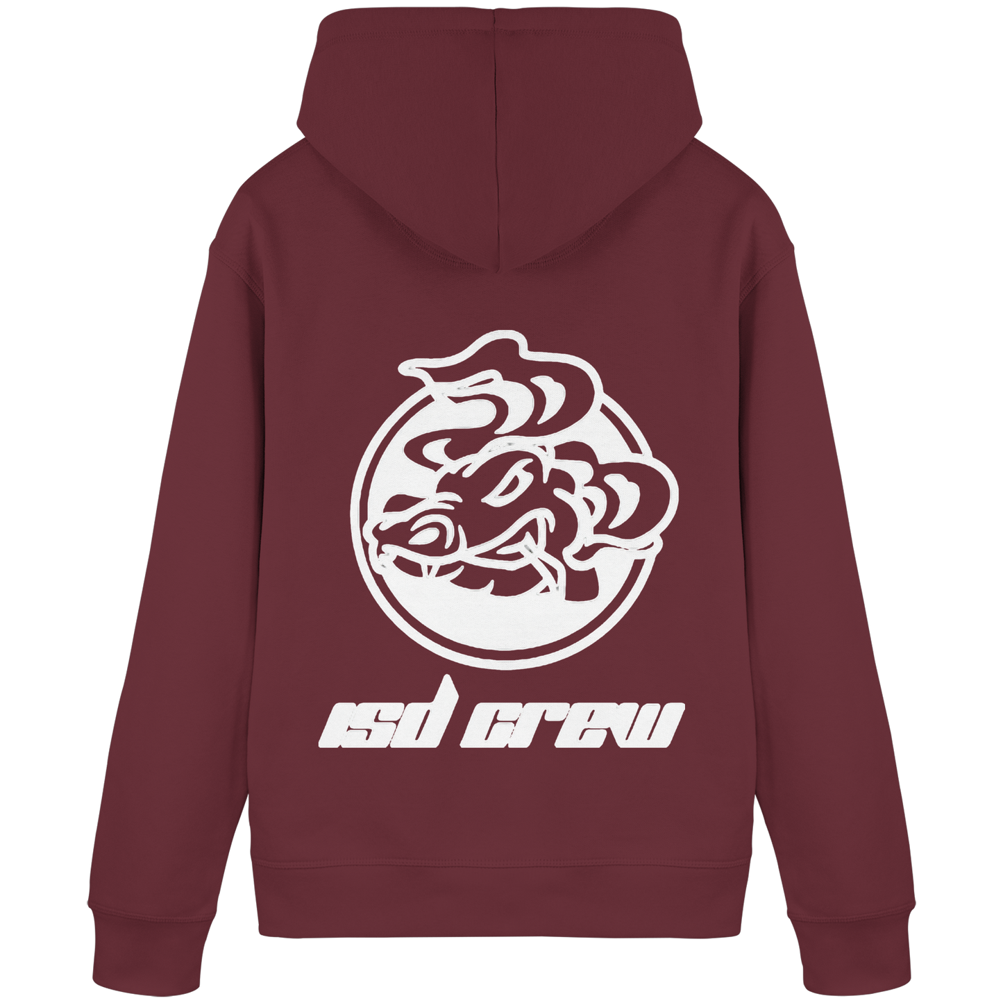 ISD Crew PREMIUM Hoodie – Kapuzenpullover mit Rückenlogo