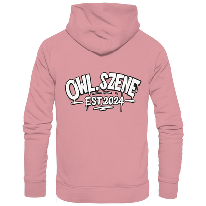 OWL SZENE PREMIUM Hoodie – Kapuzenpullover mit Rückenlogo
