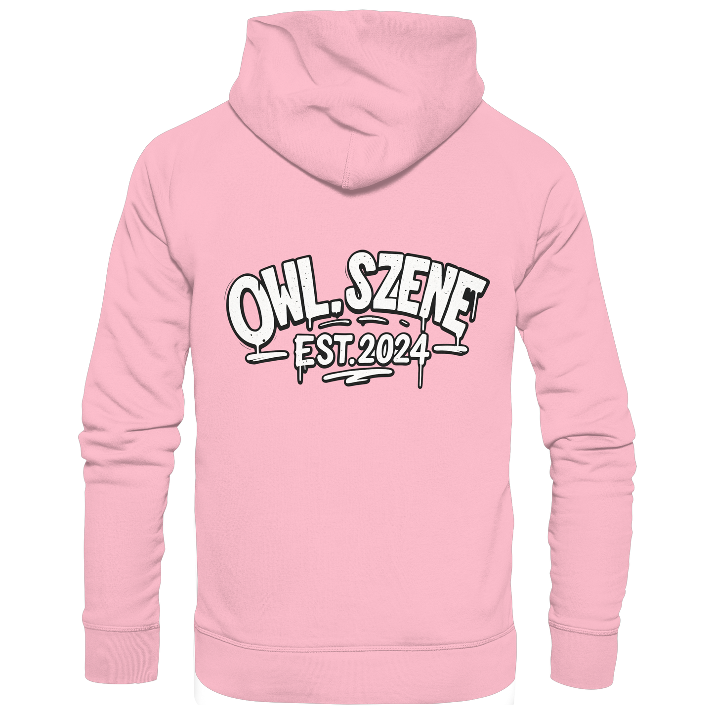 OWL SZENE PREMIUM Hoodie – Kapuzenpullover mit Rückenlogo