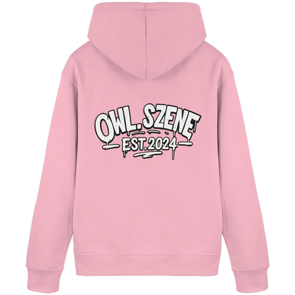 OWL SZENE PREMIUM Hoodie – Kapuzenpullover mit Rückenlogo