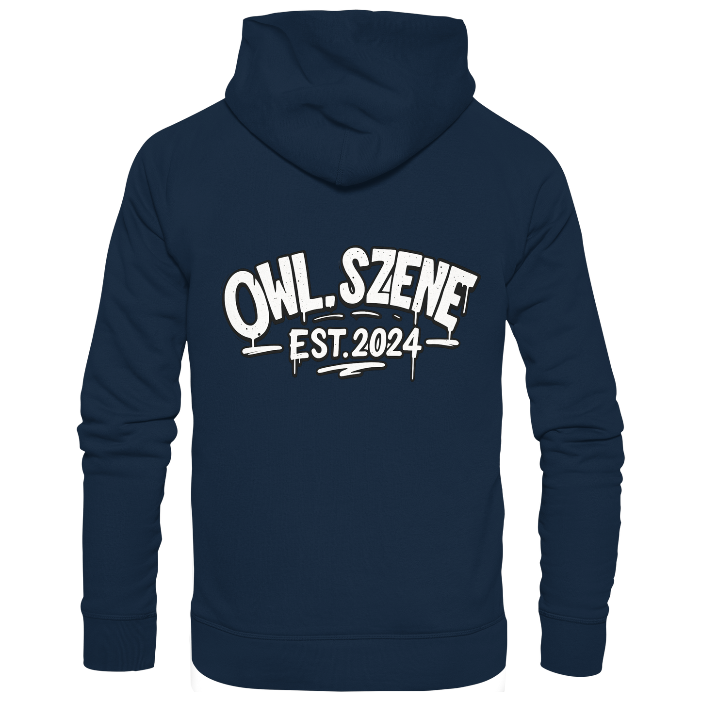 OWL SZENE PREMIUM Hoodie – Kapuzenpullover mit Rückenlogo