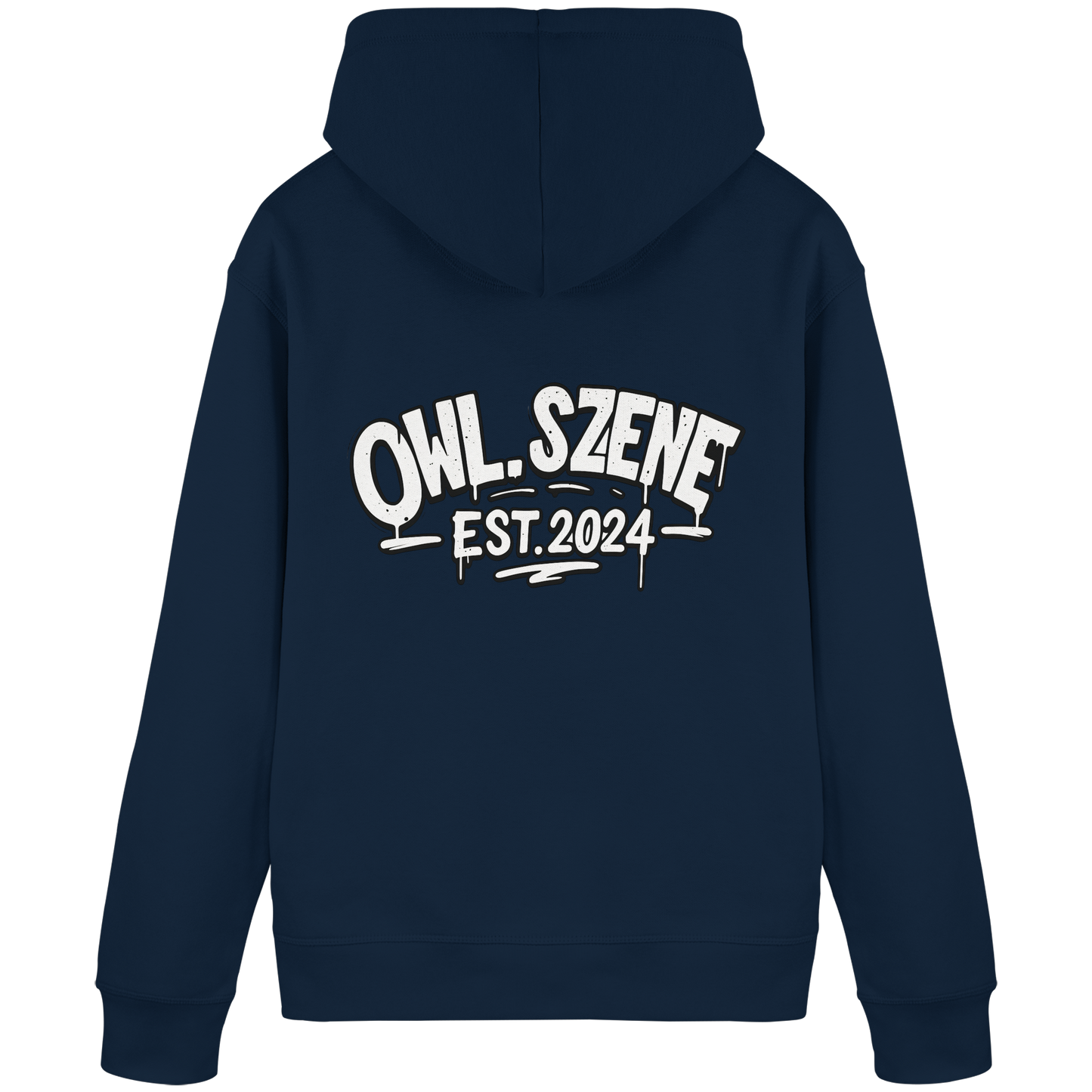 OWL SZENE PREMIUM Hoodie – Kapuzenpullover mit Rückenlogo