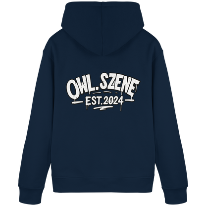 OWL SZENE PREMIUM Hoodie – Kapuzenpullover mit Rückenlogo