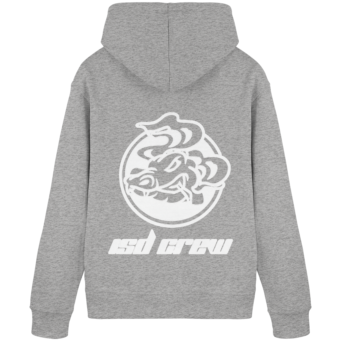 ISD Crew PREMIUM Hoodie – Kapuzenpullover mit Rückenlogo