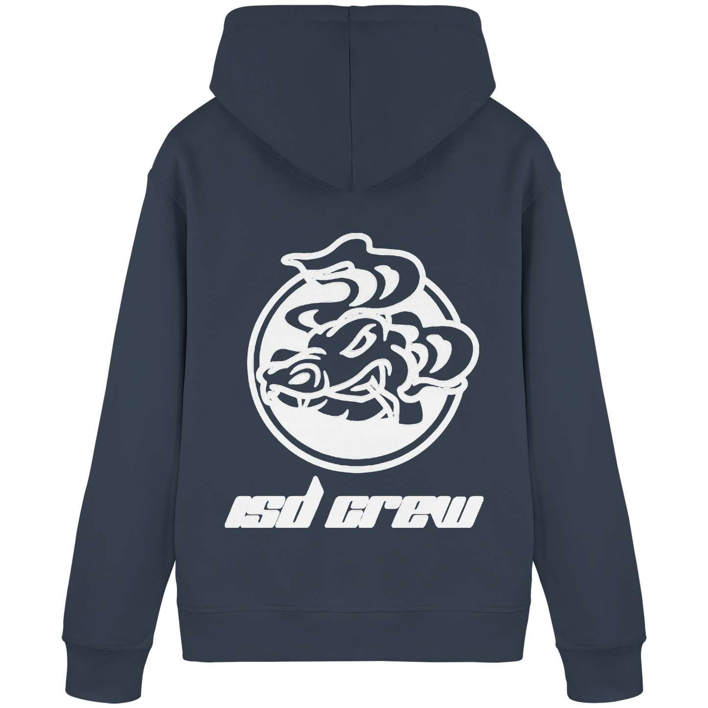 ISD Crew PREMIUM Hoodie – Kapuzenpullover mit Rückenlogo
