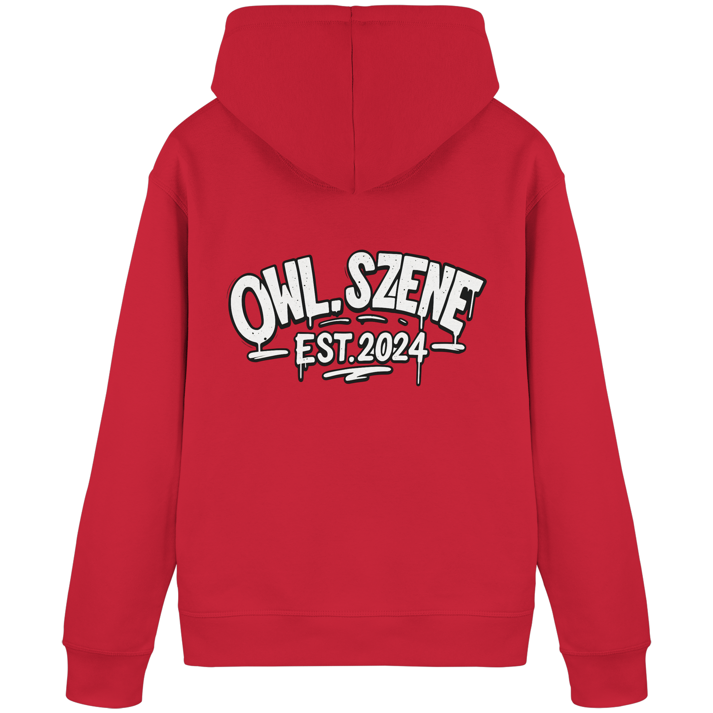 OWL SZENE PREMIUM Hoodie – Kapuzenpullover mit Rückenlogo