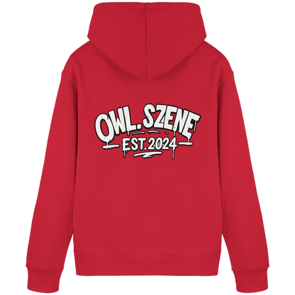 OWL SZENE PREMIUM Hoodie – Kapuzenpullover mit Rückenlogo