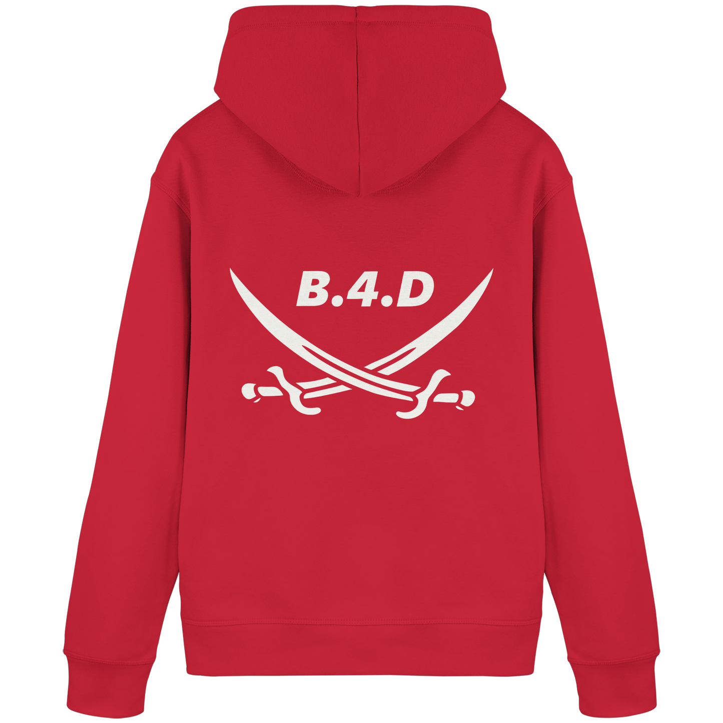 B.4.D PREMIUM Hoodie – Kapuzenpullover mit Rückenlogo
