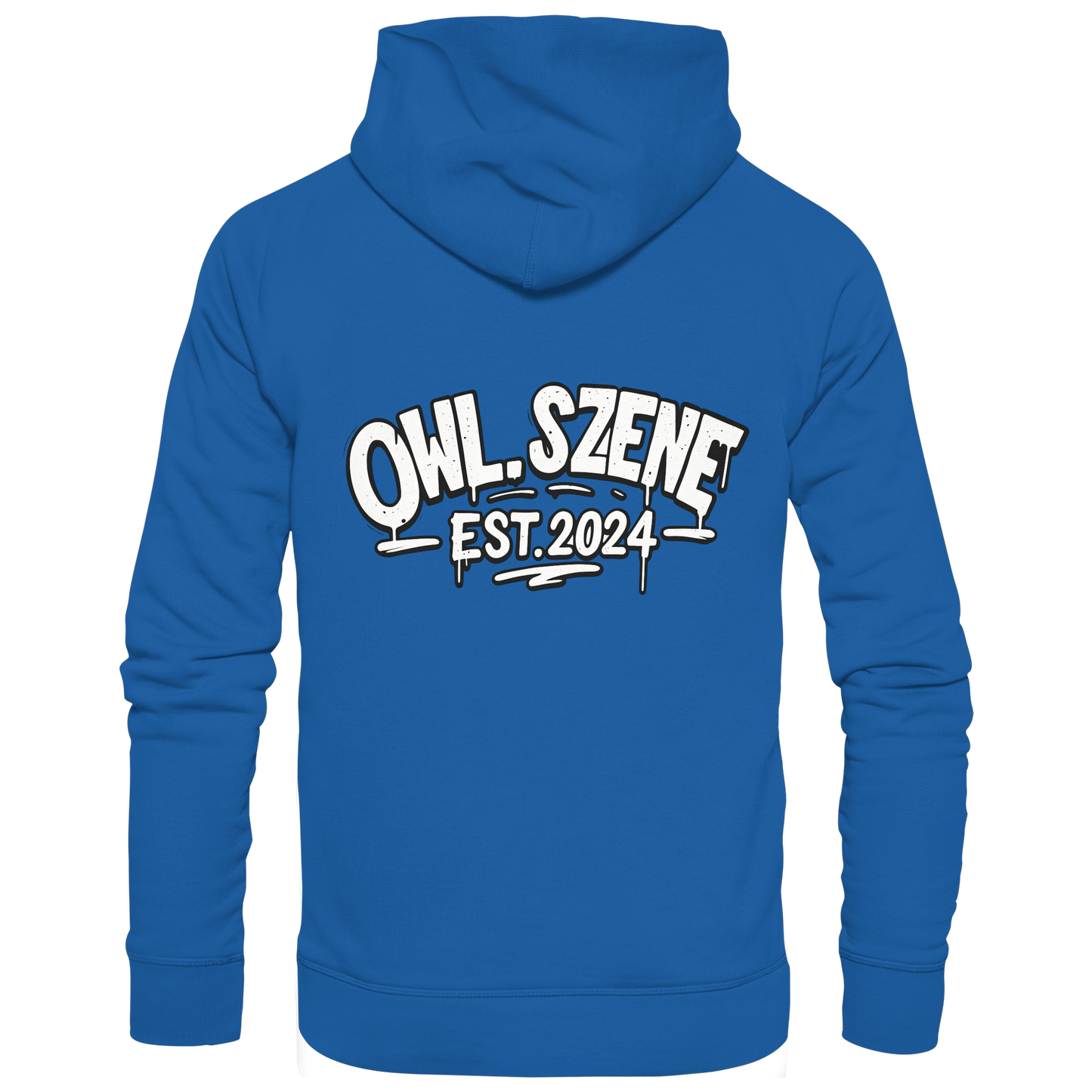 OWL SZENE PREMIUM Hoodie – Kapuzenpullover mit Rückenlogo