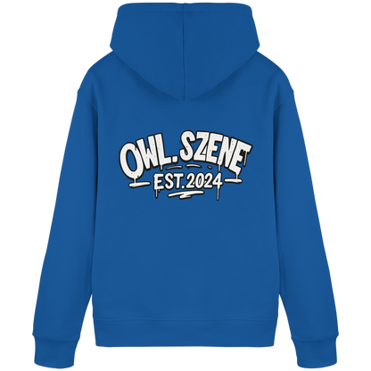 OWL SZENE PREMIUM Hoodie – Kapuzenpullover mit Rückenlogo
