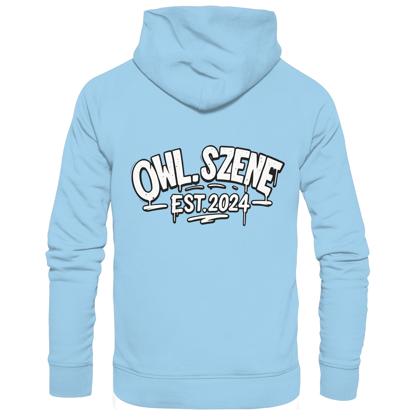 OWL SZENE PREMIUM Hoodie – Kapuzenpullover mit Rückenlogo