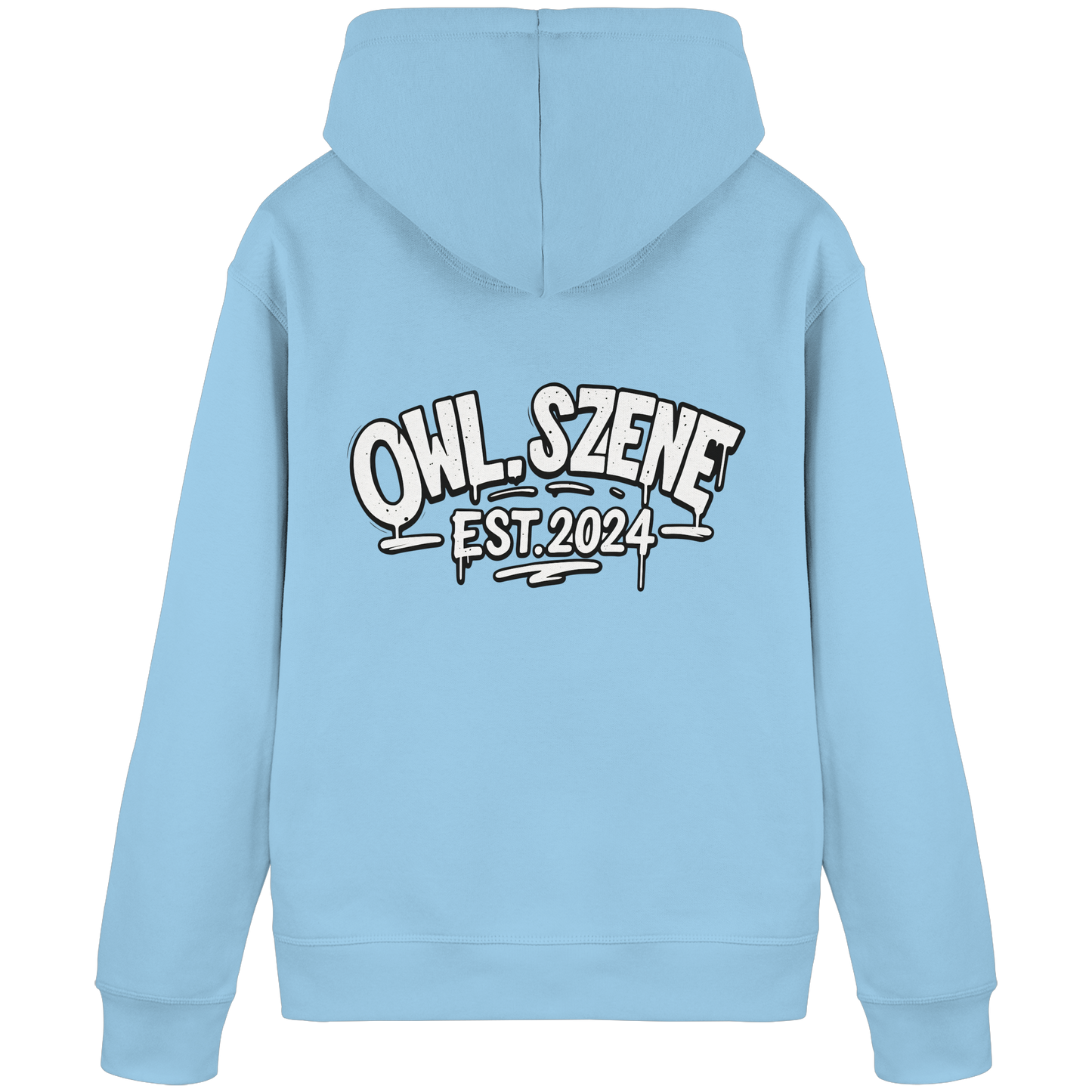 OWL SZENE PREMIUM Hoodie – Kapuzenpullover mit Rückenlogo