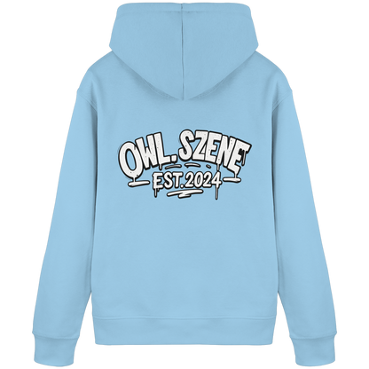 OWL SZENE PREMIUM Hoodie – Kapuzenpullover mit Rückenlogo