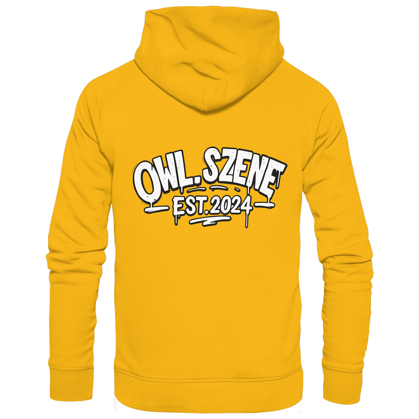 OWL SZENE PREMIUM Hoodie – Kapuzenpullover mit Rückenlogo