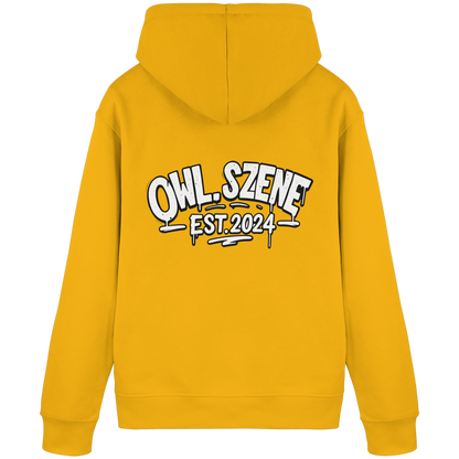 OWL SZENE PREMIUM Hoodie – Kapuzenpullover mit Rückenlogo