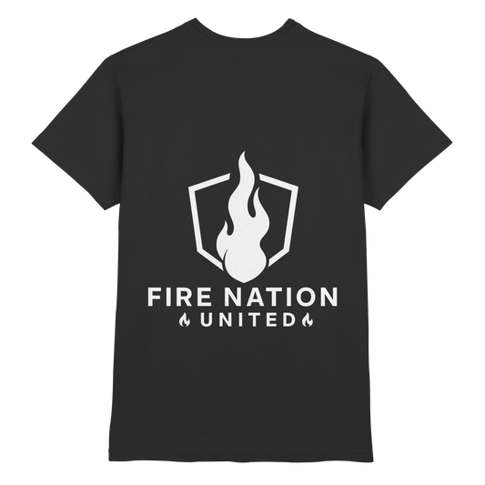 FireNation Premium T-Shirt – mit Backprint