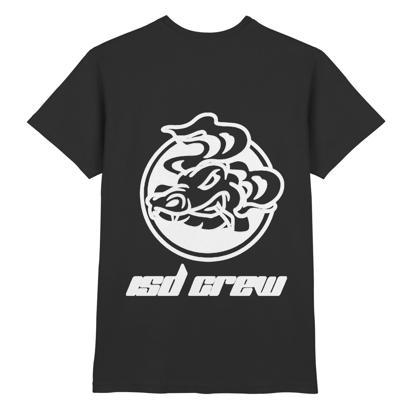 ISD Crew Premium T-Shirt – mit Backprint