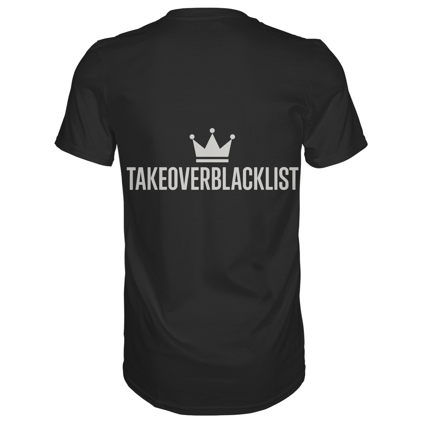 TAKEOVERBLACKLIST Premium T-Shirt – mit Backprint